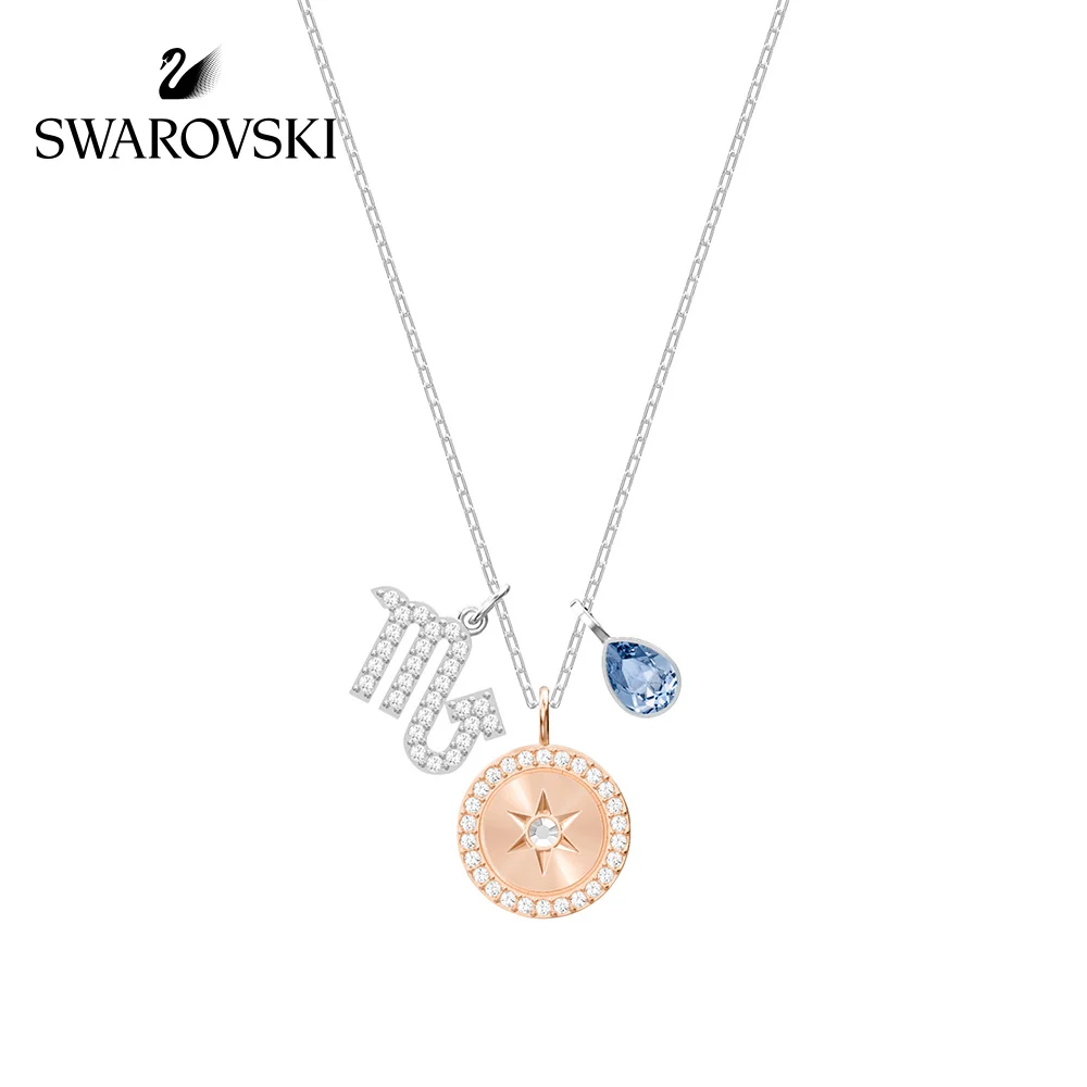 

Genuine Swarovski Zodiac Constellation Necklace Scorpio Pendant Necklaces Womens Necklaces Crystal Necklace Fine Jewelry5349222