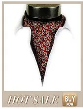 Fashion Brand Mens 100% Silk Long Scarf/Cravat Double Layer Black__ Gifts__For 4 Seasons