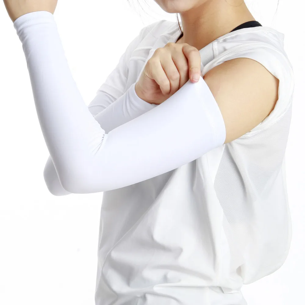 1PC Sun Protection Arm Cooling Sleeve Warmers Cuffs UV Protection Women Mens Sleeves 0in Men's