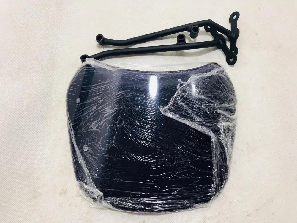 

Benelli Leoncino 500 Motorcycle Front Windshield Windscreen With Brackets