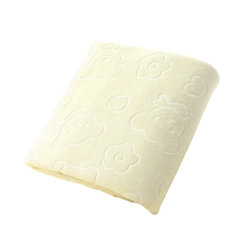 Hoomall мини-полотенце из микрофибры с медведем подходит для купания детей многофункциональная кухонная Чистящая Абсорбирующая моющаяся ткань 30x71 см - Цвет: Цвет: желтый