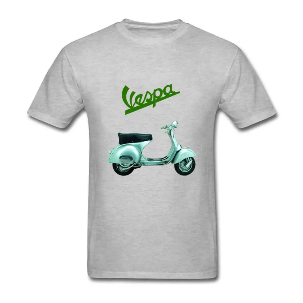 2019 Мужская футболка Italia мотоциклетная винтажная Vespa хлопок короткий рукав
