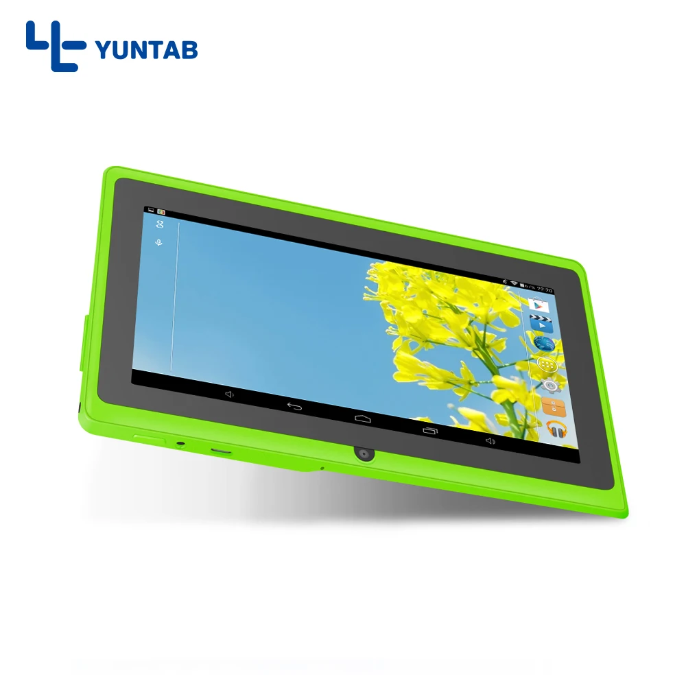 

Shipping from USA Yuntab 7inch Q88 A33 Quad Core 512MB 8GB 1.5GHz five colors Tablet PC 1024 x 600 Dual Camera 2500mAh