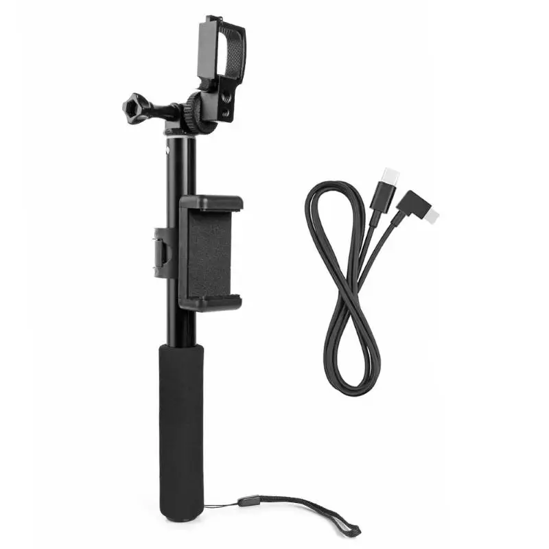 For Apple Phone Селфи палка Зажим для телефона для DJI OSMO карманная селфи палка удлинитель модуль камеры Телефон Штатив 21/5000 сотовый Stabiliz - Цвет: For Apple Phone