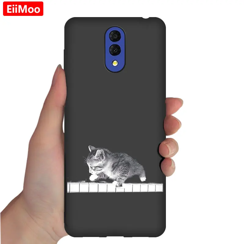 EiiMoo Soft TPU Silicone Case Cover For Alcatel 3L Case 5039 5039D Cute Cartoon Phone Back Coque For Alcatel 3L Case - Цвет: 1