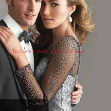 Настроить учетом уголь BalckMade модные Для мужчин костюм Свадебные/вечерние/выпускного вечера Для мужчин костюмы дружки GroomTuxedos(куртка+ pantst+ галстук