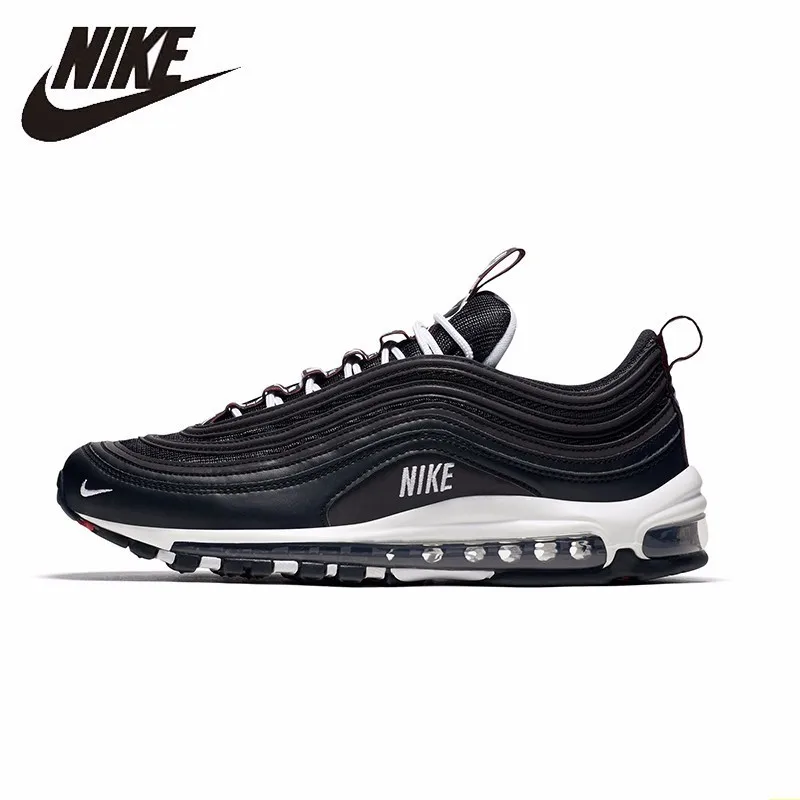 

NIKE AIR MAX 97 PREMIUM Men Running Shoes Comfortable Breathable Shock Absorption Sneakers #312834-008