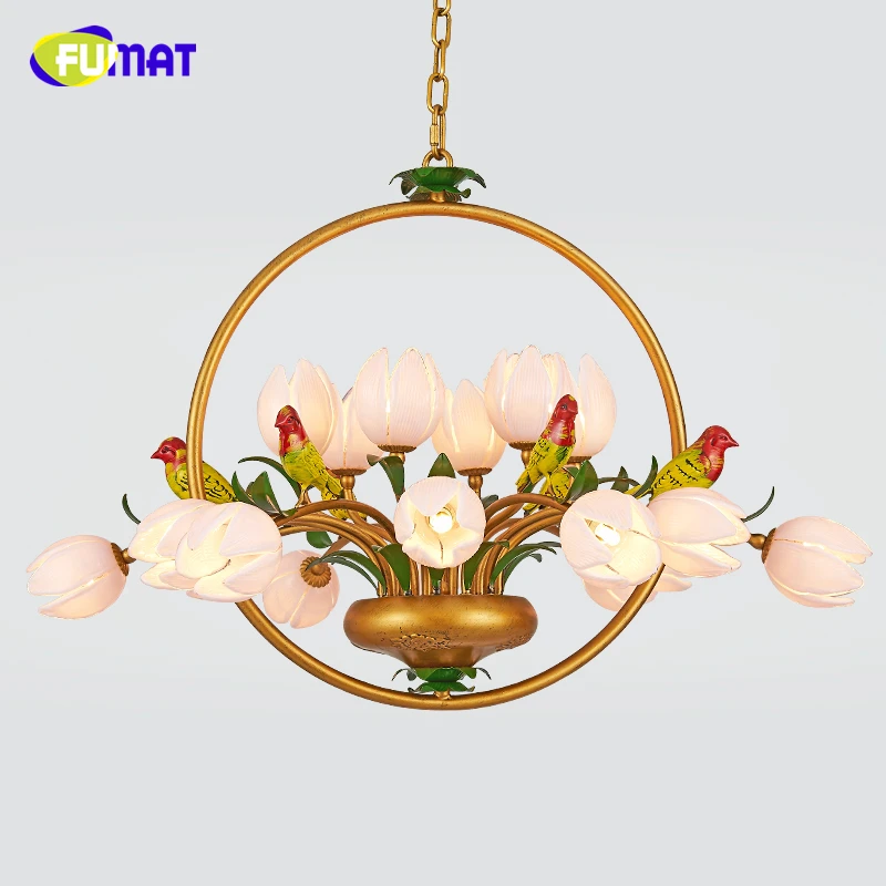 Подвесные светильники FUMAT в американском стиле лампа для сада гостиной спальни