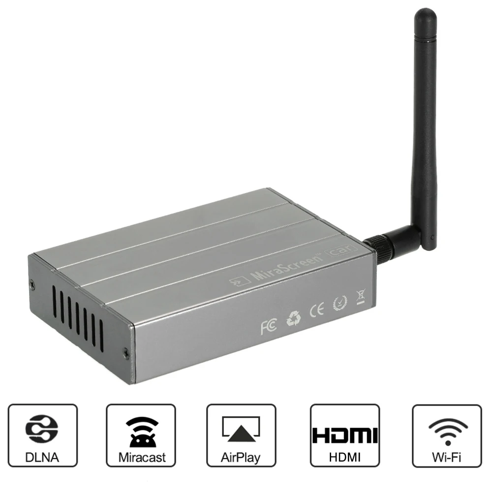 MiraScreen автомобильный Wi-Fi дисплей ключ зеркальный ящик Airplay Miracast DLNA gps навигация автомобиля C1 для iOS Android телефон планшет Pad tv