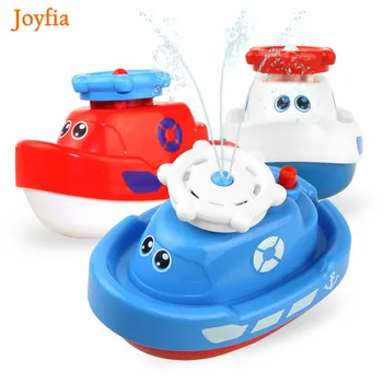 

Children Spraying Water Baby Bath Toy Infant Electric Rotating Water Jet Boat Toy Bathroom Shower Bathtub Water Spraying Toys >