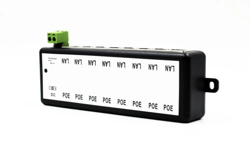 Witrue POE Инжектор 4 и 8 порт для Ip-камер видеонаблюдения powr 802.3af poe инжектор