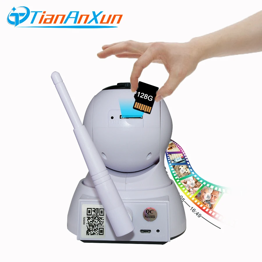 Домашняя камера видеонаблюдения Tiananxun беспроводная безопасности с Wi Fi 720P