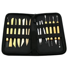 14 шт./компл. резак инструмент вырезание лезвие скульптура чип резец чип долото ремесло нож керамические изделия, Керамика Глина