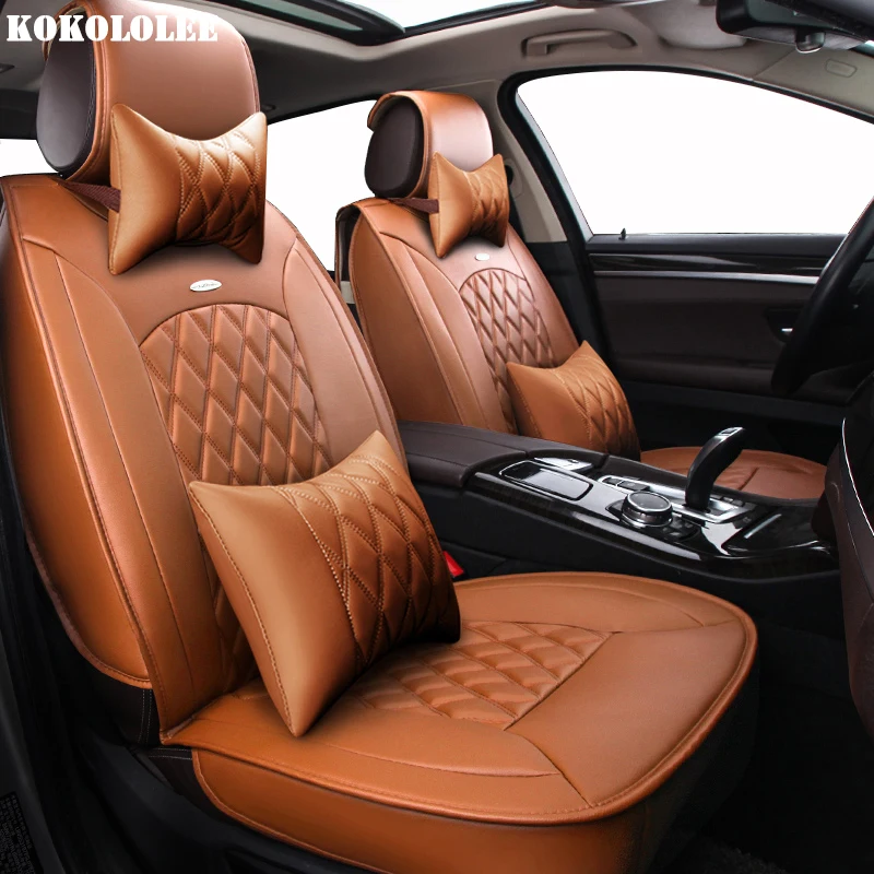 KOKOLOLEE pu leather car seat cover For Chrysler 300C PT Cruiser Grand Voyager Sebring car styling auto accessories car Stickers KOKOLOLEE pu leather car seat cover For Chrysler 300C PT Cruiser Grand Voyager Sebring car styling auto accessories car Stickers
