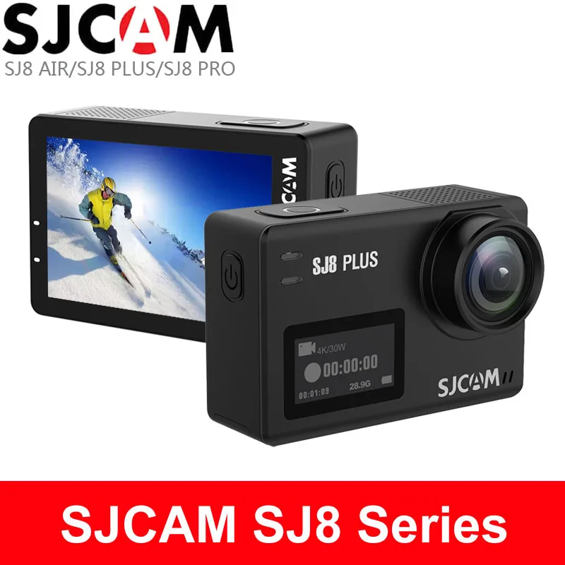 SJCAM SJ8 Air 1296P WiFi Sports Action Camera 2.33″ Retina Ips Display – Black Full Set Instant Camera(Black)