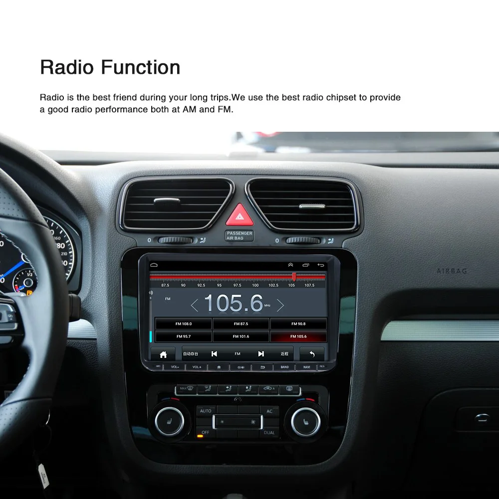 9 &quot Автомагнитола для VW Polo Golf Volkswagen Android 8 1 радио Coche Авторадио камера заднего