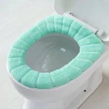 Ванная комната аксессуары для унитаза Closestool крышка моющиеся мягкие теплые Мат Pad Подушка крышку унитаза