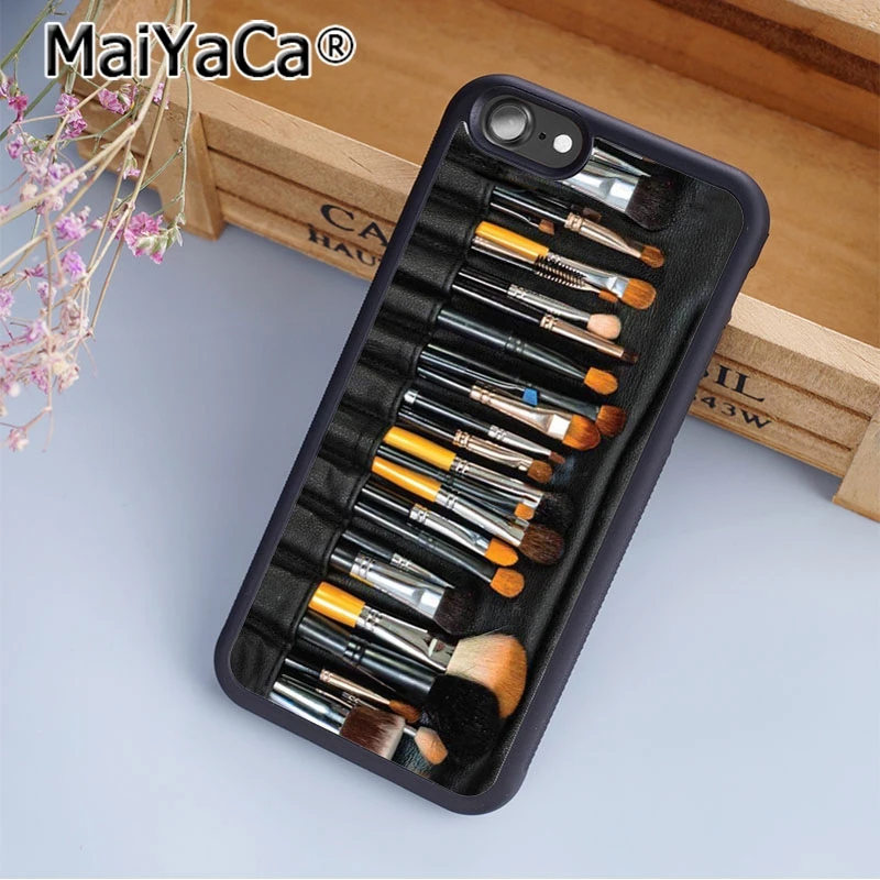 

MaiYaCa makeup set Phone Case Cover for iPhone 5 5s 6 6s 7 8 Plus X soft case for samsung S6 S7 S8 edge Plus cover Shell