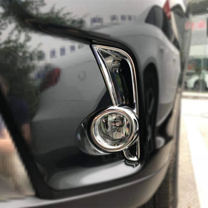 Хромированный передний противотуманный светильник для Toyota, рамка, яркий стиль, АБС пластик, Сменные аксессуары