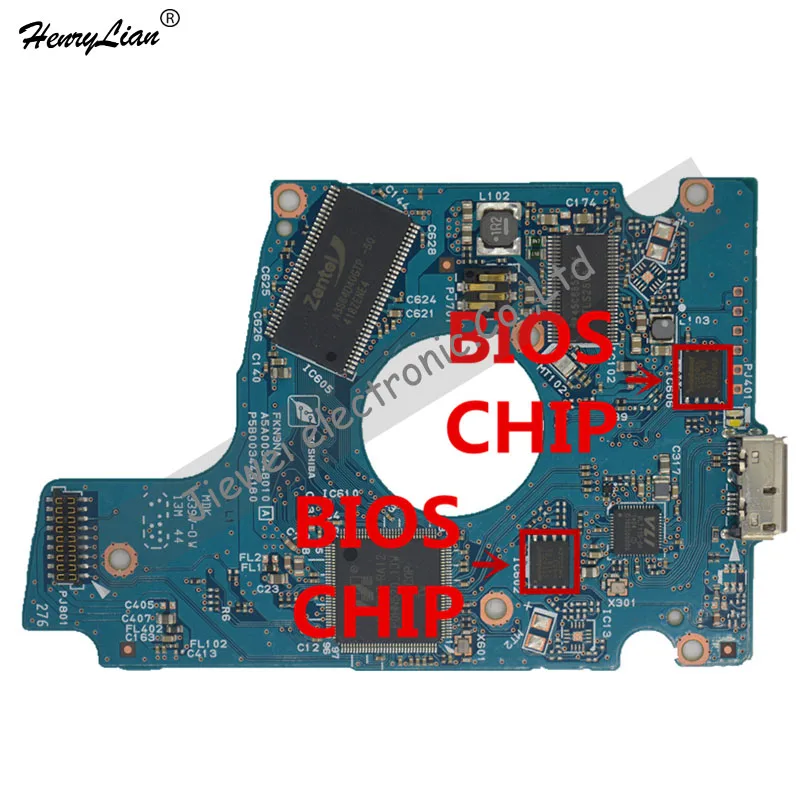 Для MQ01UBD100 AB00/AX101U HDKBD29AYA01 HDD PCB/номер платы: G3448A|pcb hdd|for hddhdd 1 |