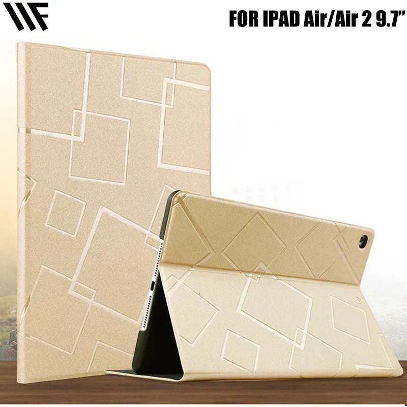 WIFUN чехол для iPad Air/Air 2 Air2 2017 6 цветов из искусственной кожи Smart Cover Чехол тонкий