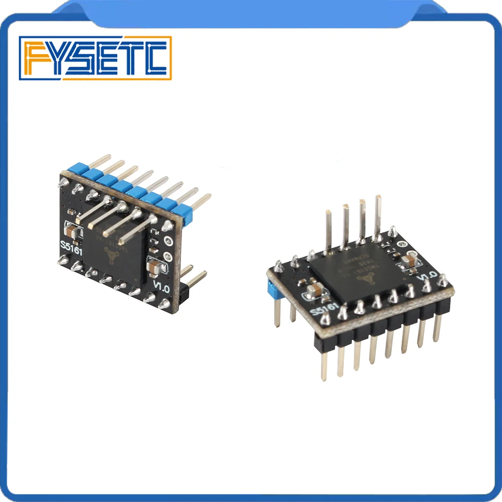 2 шт. TMC5161 V1.0 SPI Драйвер шагового двигателя высокая мощность 3.5A бесшумный драйвер