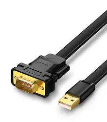 USB2.0 к RS232 com Последовательный DB9 конвертер плоский кабель для Win10 WIN8 MAC SERVER2008 промышленности FTDI FT232