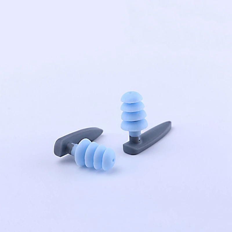 NEW 1 Pair Waterproof Swimming Professional Silicone Swim Earplugs Adult Children Swimmers Diving Soft Anti-Noise Ear Plug Pro