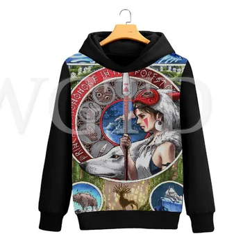 

My Neighbor Totoro Mononoke Hime Hoodies Women Men 3 DPrinted Streetwear Hoodie Sweatshirt Casual Sweatshirt Tracksuit
