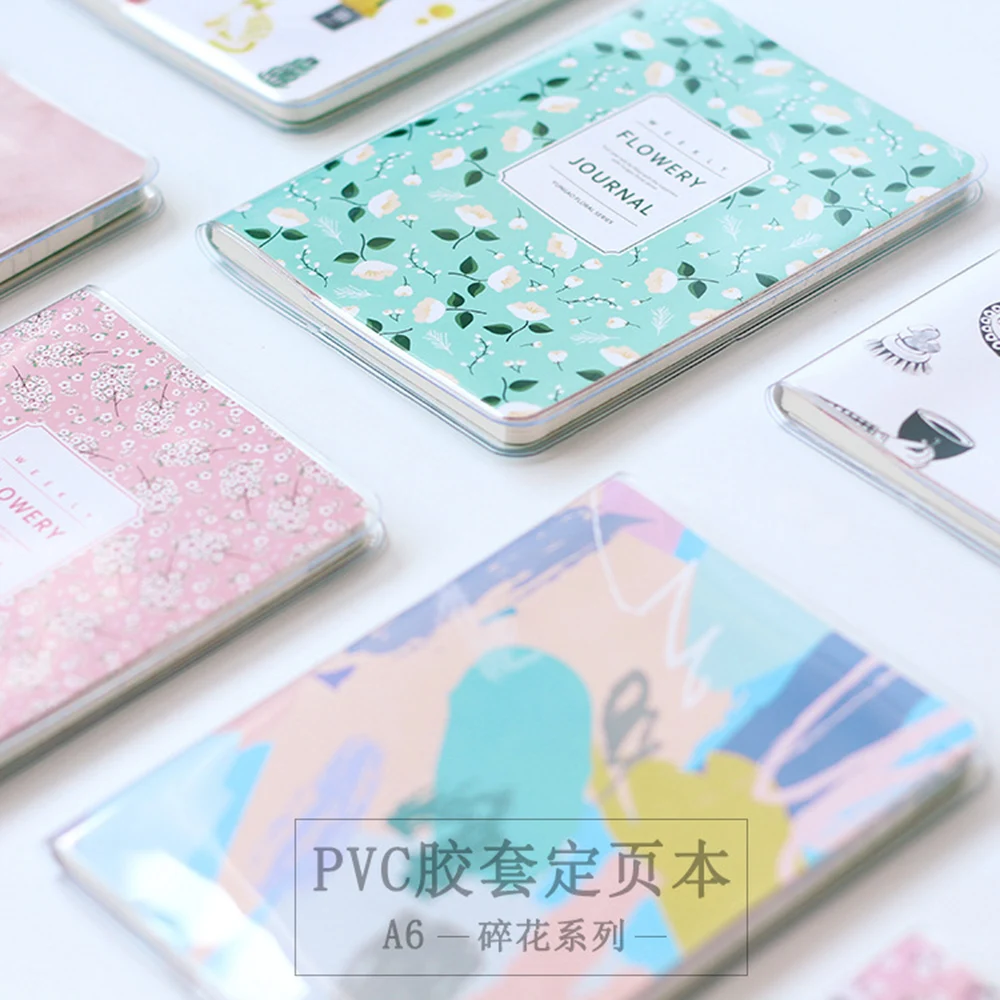 

Creative Korean Stationery Notebook Cute A6 Color Mini Pocket Hand Book Year Weekly Planner Agenda Diary Filofax Journal Notepad