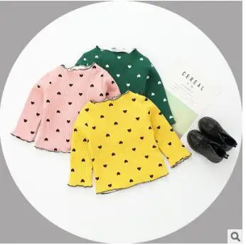 

2017 winter toddler baby blouse girl print sweater spring and autumn girls warm Christmas sweater sweater T-shirt 0-2 year old