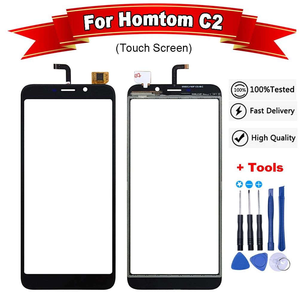 Для Homtom C2 сенсорный Панель cовершенная ремонтная Запчасти Экран 5 дюймов для