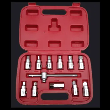 

12pcs Oil Drain Screw Sets Oil Pan Screw Socket Wrench Bottom of The Oil Screw