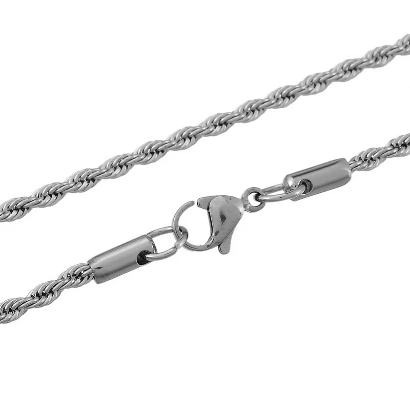 LASPERAL Stainless Steel Braiding Chain FRENCH ROPE CHAIN Cable Chains