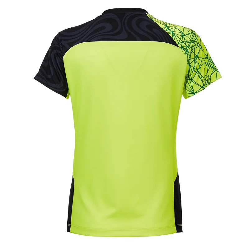 Настоящая мужская футболка Kawasaki с v-образным вырезом и короткими рукавами, футболка для бадминтона и тенниса для мужчин, модная спортивная одежда для спорта на открытом воздухе, ST-T1019