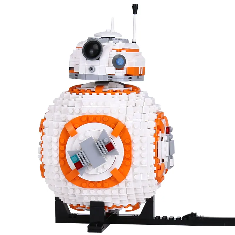 05128 DHL Start Toys Wars The 75187 BB8, набор роботов, 1238 ШТ, строительные блоки, кирпичи, наборы для сборки, игрушки для мальчика, рождественские подарки - Цвет: 1238Pcs