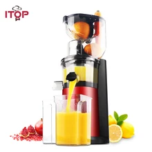 ITOP 180 Вт медленная соковыжималка для фруктов и овощей многофункциональная соковыжималка для фруктов Бытовая соковыжималка 220 В