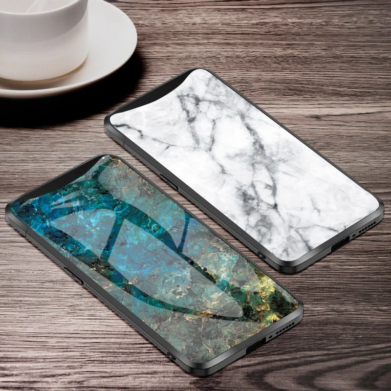 Роскошный стеклянный мраморный рисунок для OPPO | Мобильные телефоны и аксессуары