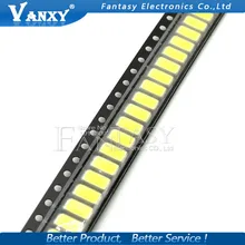 200 шт. 5730 0.5W-150Ma 50-55lm 5600 K-6400 K белый светильник SMD 5730 светодиодный 5730 диоды для подавления переходных скачков напряжения(3,2~ 3,4 V