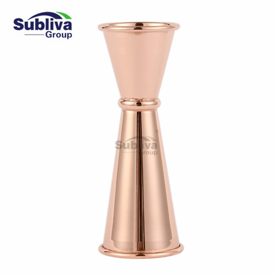 30ml-60ml-1oz-2oz-Copper-Plated-Stainless-Steel-Jigger-Cocktail-Ounces-Cup-Measuring-Cup-Jigger-Shot_