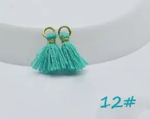 NO12 Красочные Diy Кукла Одежда Ювелирная обувь украшение аксессуар супер маленький 1 см мини-кисточки 50 шт. S0138L - Цвет: NO12