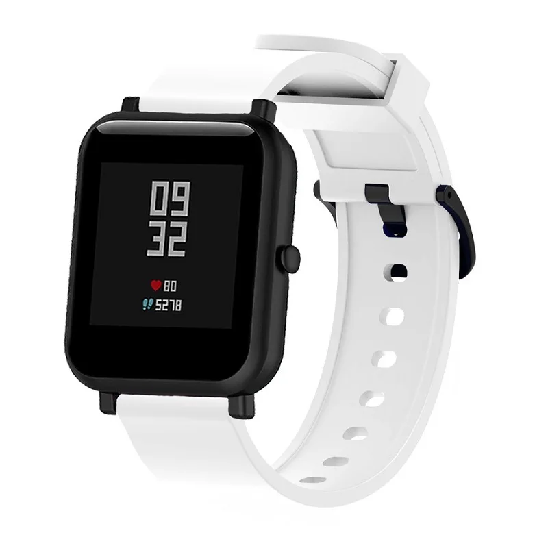 Ремешок силиконовый для смарт часов Xiaomi Huami Amazfit Bip 20 мм|Смарт-аксессуары| |