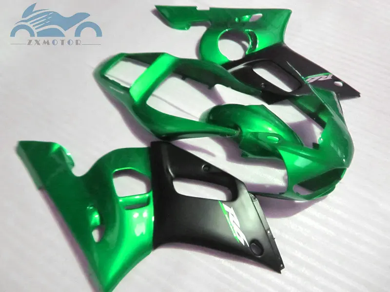 

Custom as you need motorcycle fairings kit for YAMAHA R6 YZFR6 1998-2002 YZF R6 98-02 sports race fairing sets green black EB64