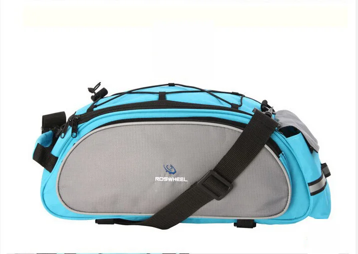 Лидер продаж! Rosewheel велосипедная сумка через плечо; сумка велосипедный рюкзак сумка для горного велосипеда Pannier сумка заднего сиденья черный/синий BG0007 - Цвет: BG0007BE
