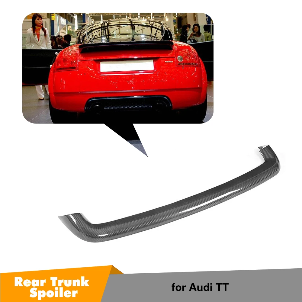 

Carbon Fiber For Audi TT 1998 - 2006 MK1 Type 8N Rear Trunk Spoiler Wing Boot Lip