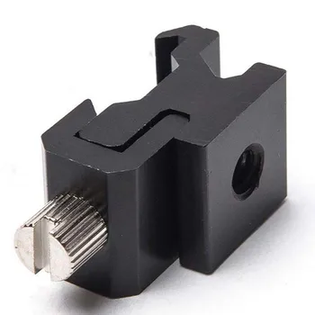 

Flash Hot Shoe tripod mount adapter Seat Cold Shoe Seat Block 1/4 Screws into Fit for Camera Tripod with 1/4" Tripod Screw