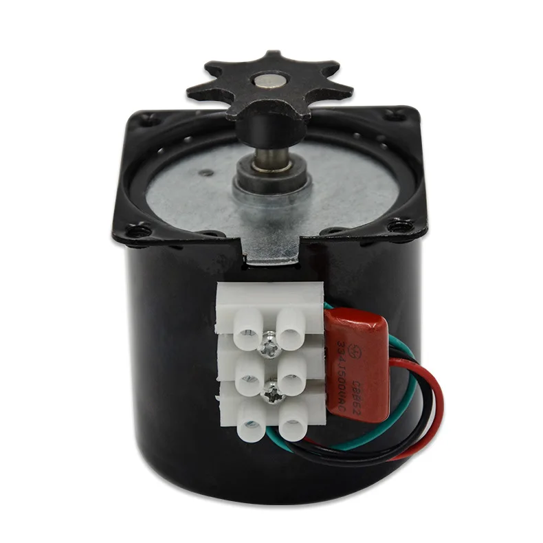 

AC220V 2.5 r/min Incubator Automatic Egg Turning Motor Gear Deceleration Controllable Permanent Magnet Synchronous Motor