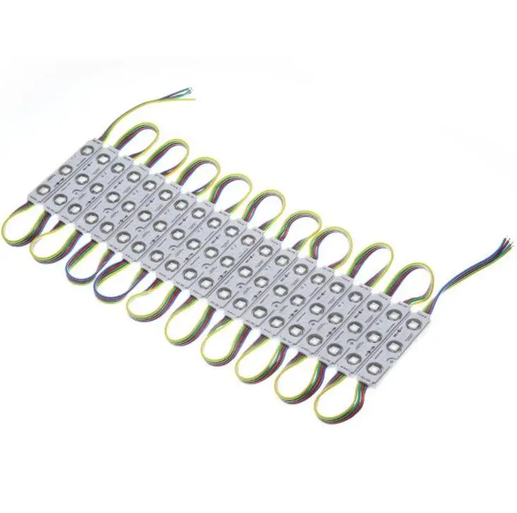 

Injection molding LED Module super bright led modules lighting waterproof RGB Color changeable Advertisement Design LED Modules