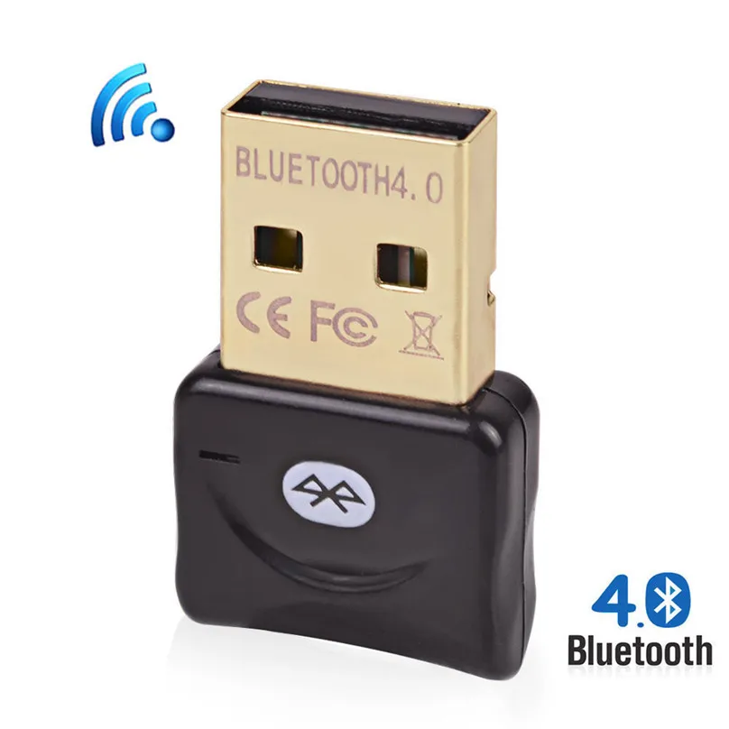 100 комплект Mini USB Bluetooth V4.0 двухрежимный беспроводной ключ-соединитель CSR 4,0 адаптер аудио-передатчик для Win8 7 WIN10 XP 25