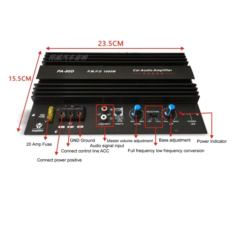 car amplifier bluetooth